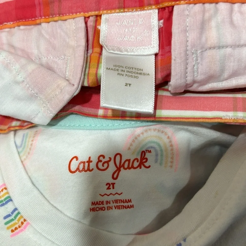 Janie and Jack & Cat & jack girls beautiful SET size 2